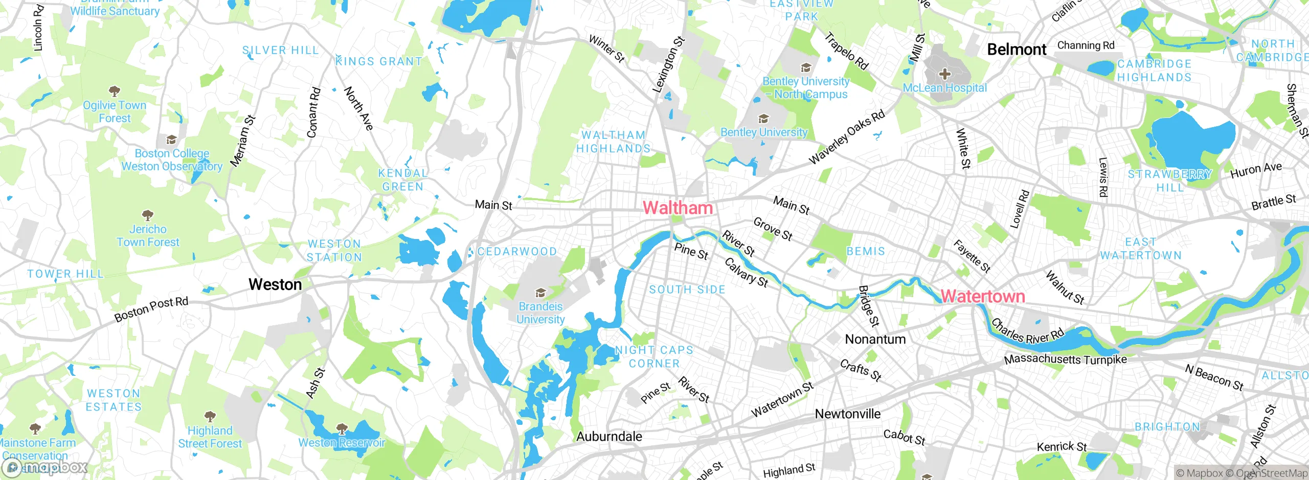 Map showing approximate location