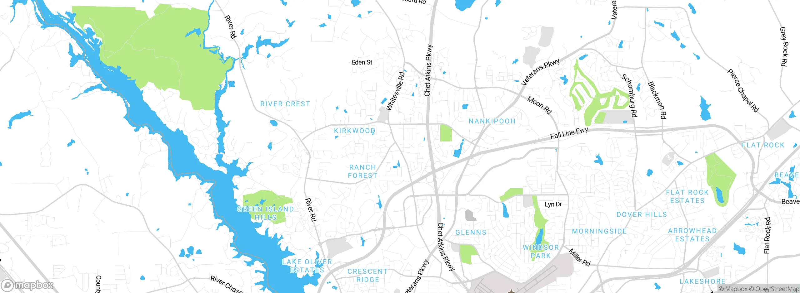 Map showing approximate location