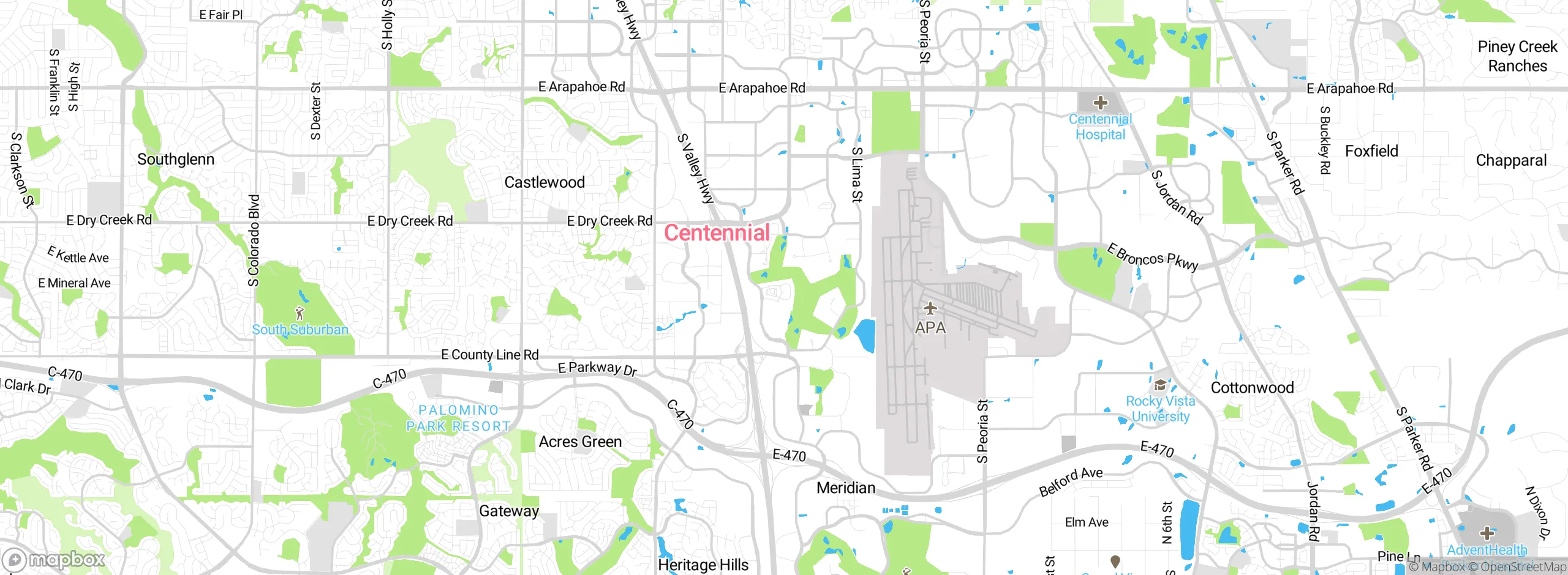 Map showing approximate location