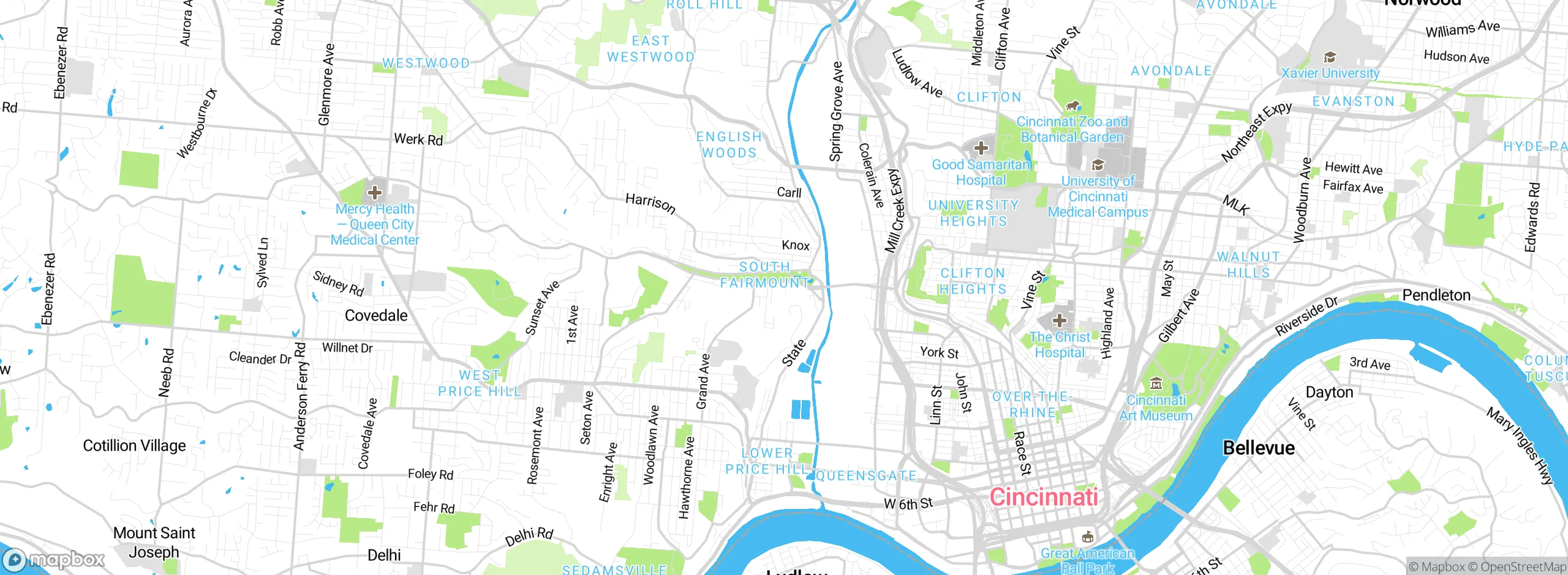 Map showing approximate location