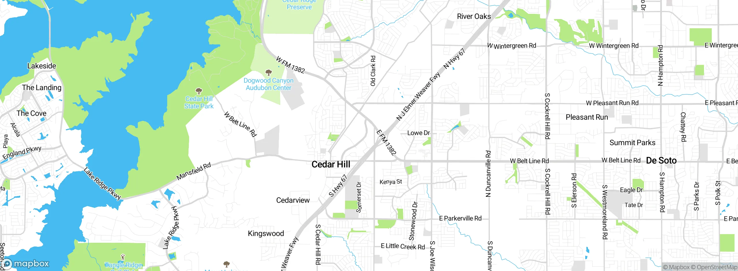 Map showing approximate location