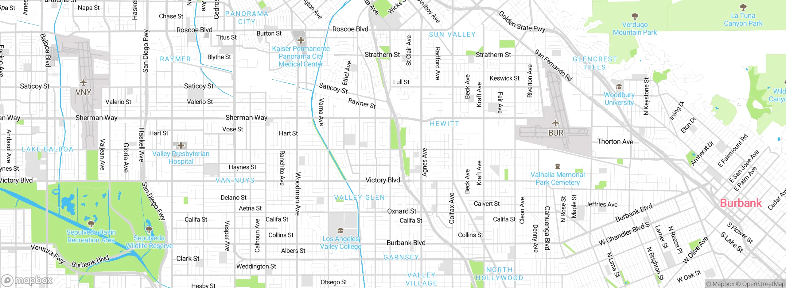 Map showing approximate location