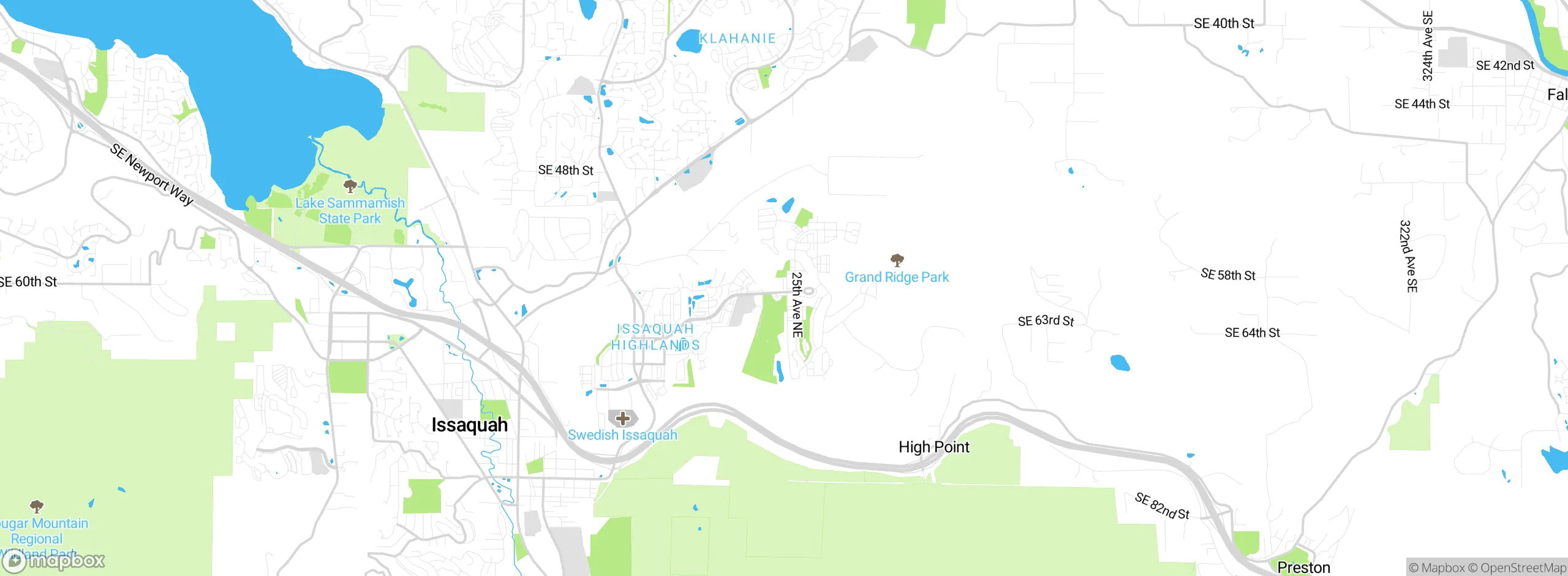 Map showing approximate location