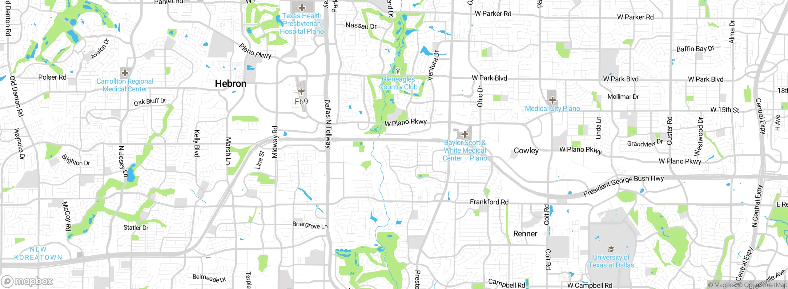 Map showing approximate location