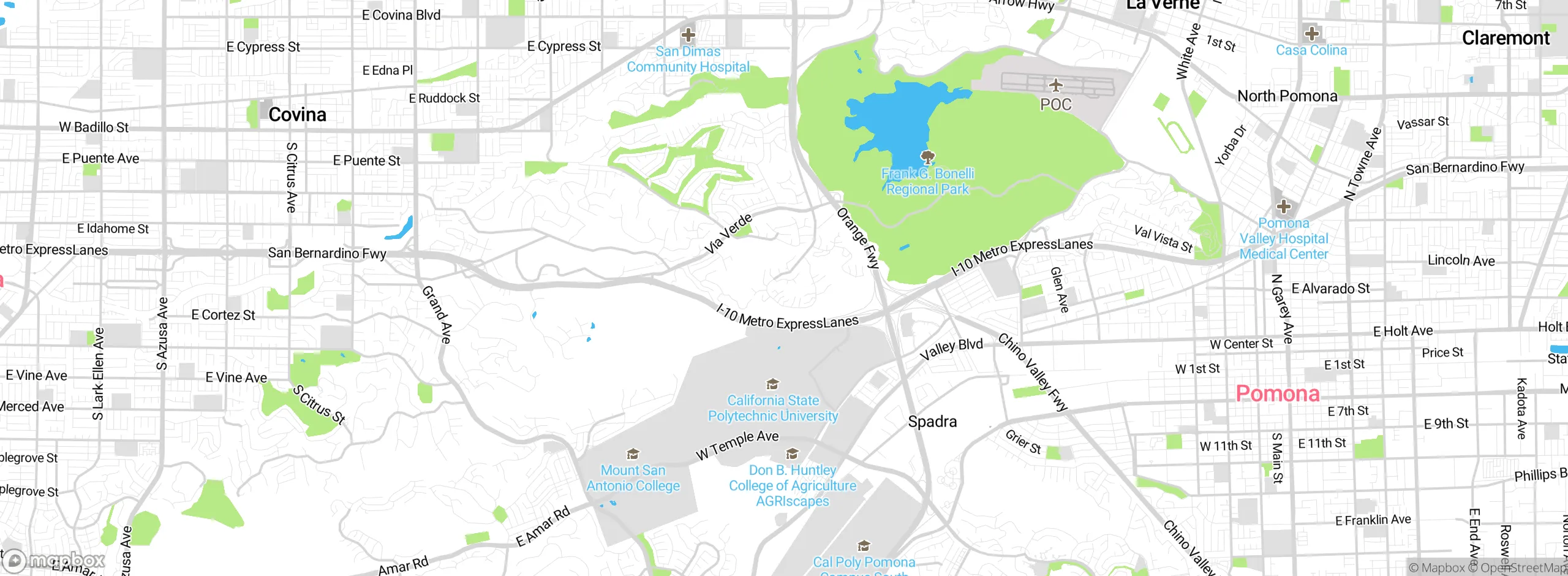 Map showing approximate location