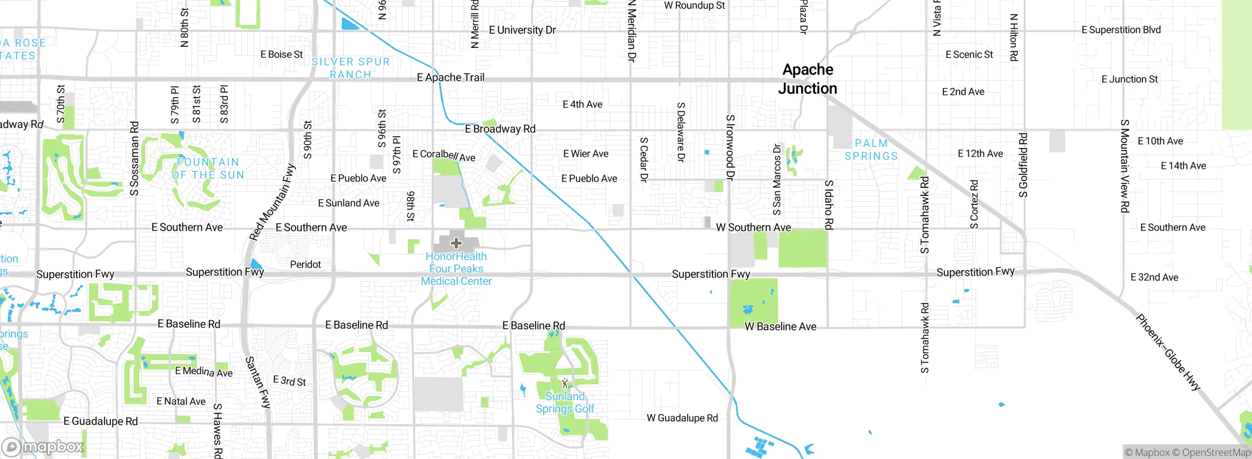 Map showing approximate location