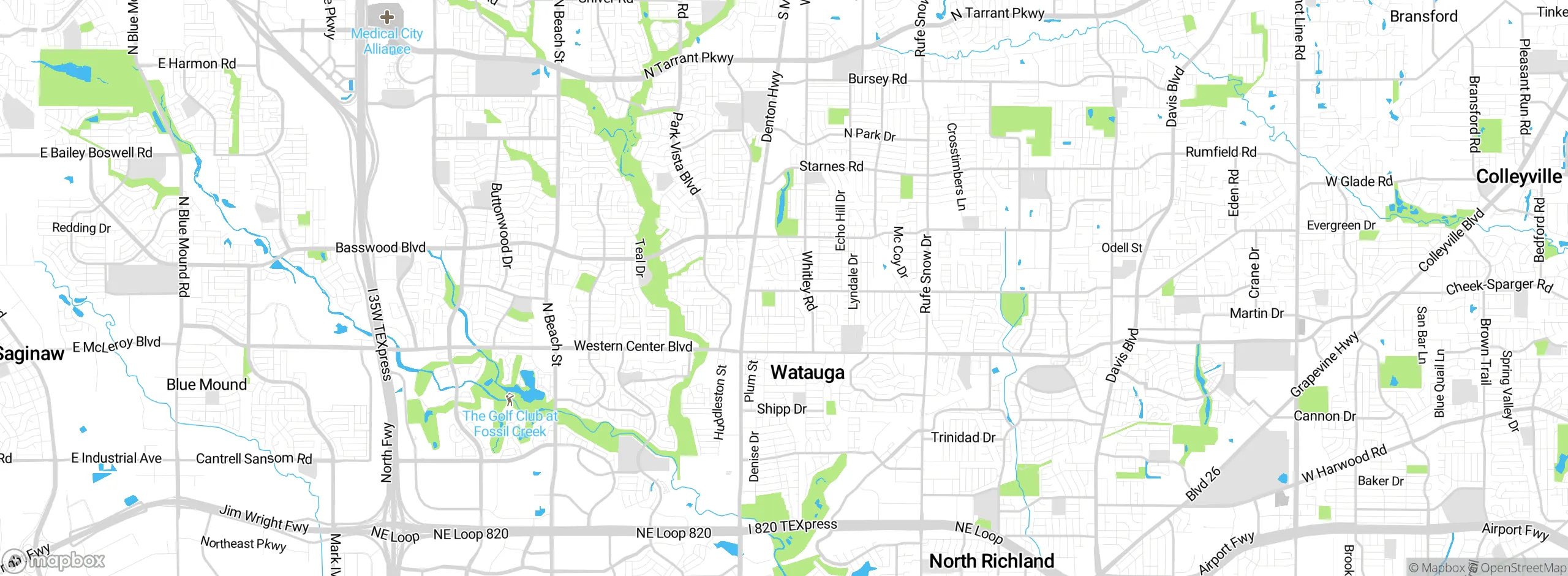 Map showing approximate location