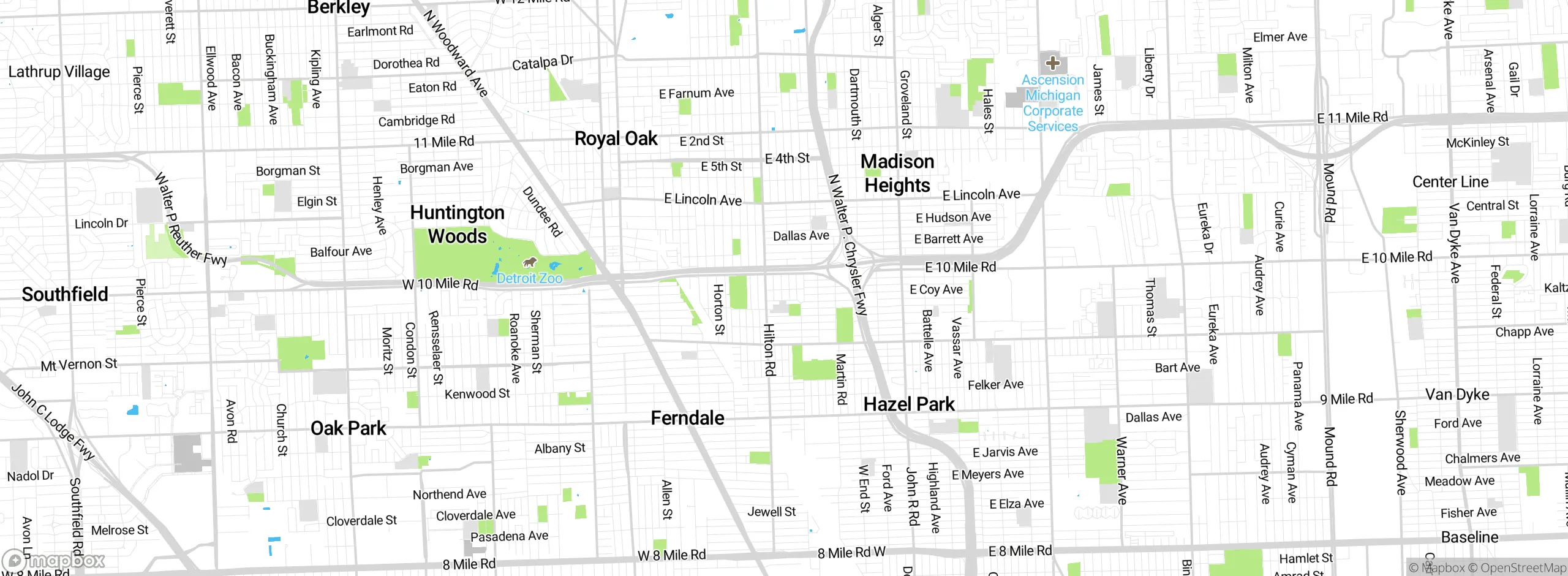 Map showing approximate location