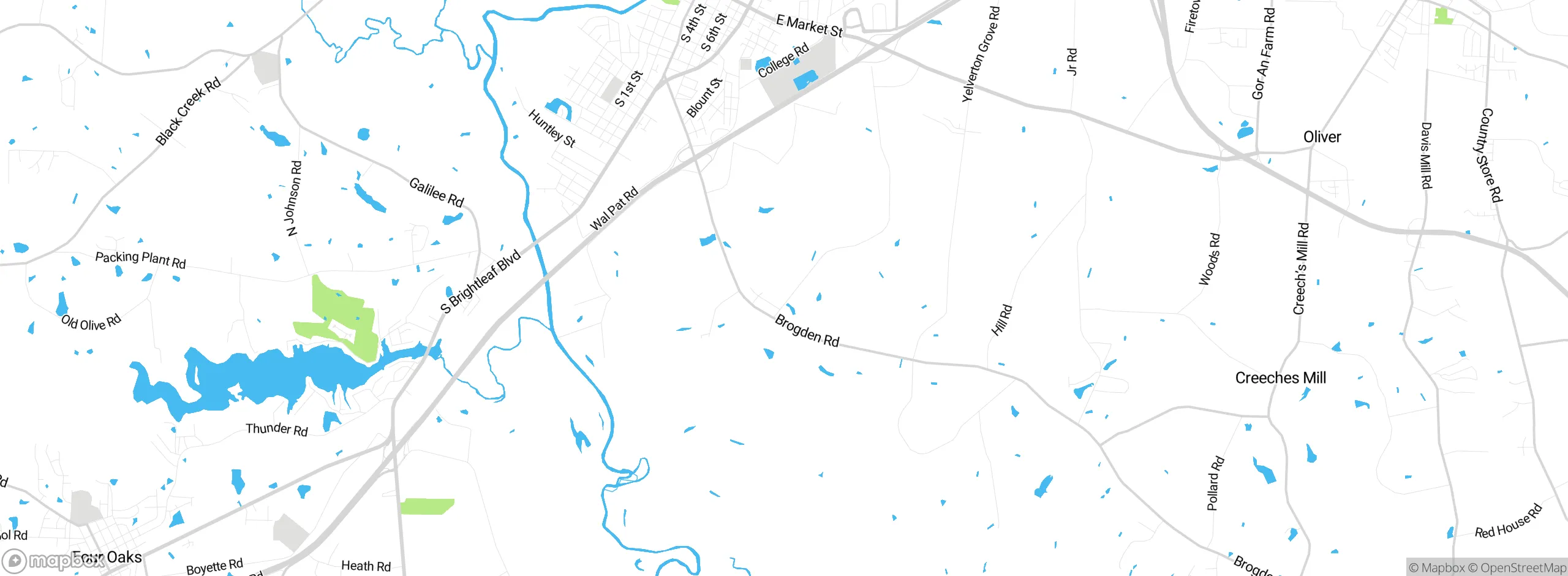 Map showing approximate location