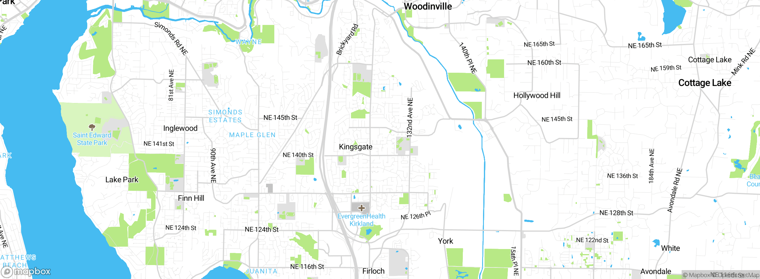 Map showing approximate location