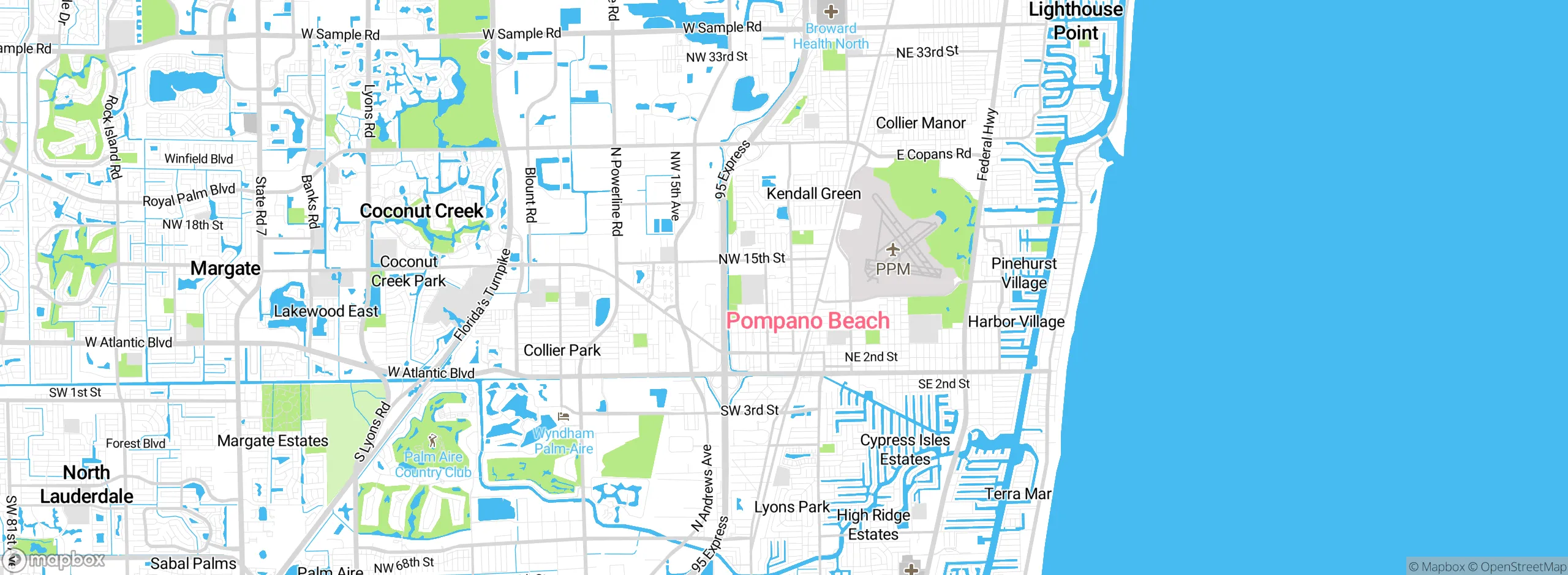 Map showing approximate location