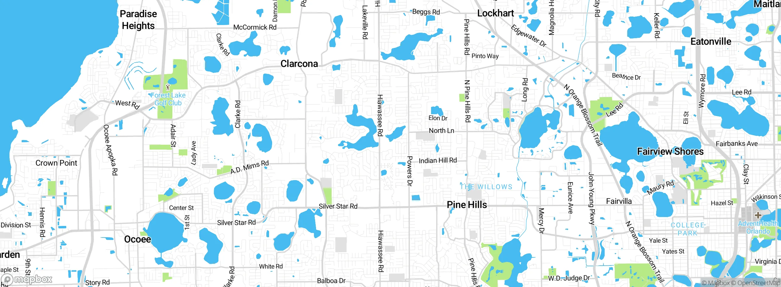 Map showing approximate location