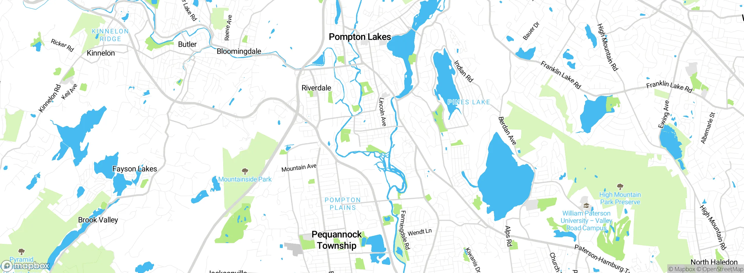 Map showing approximate location