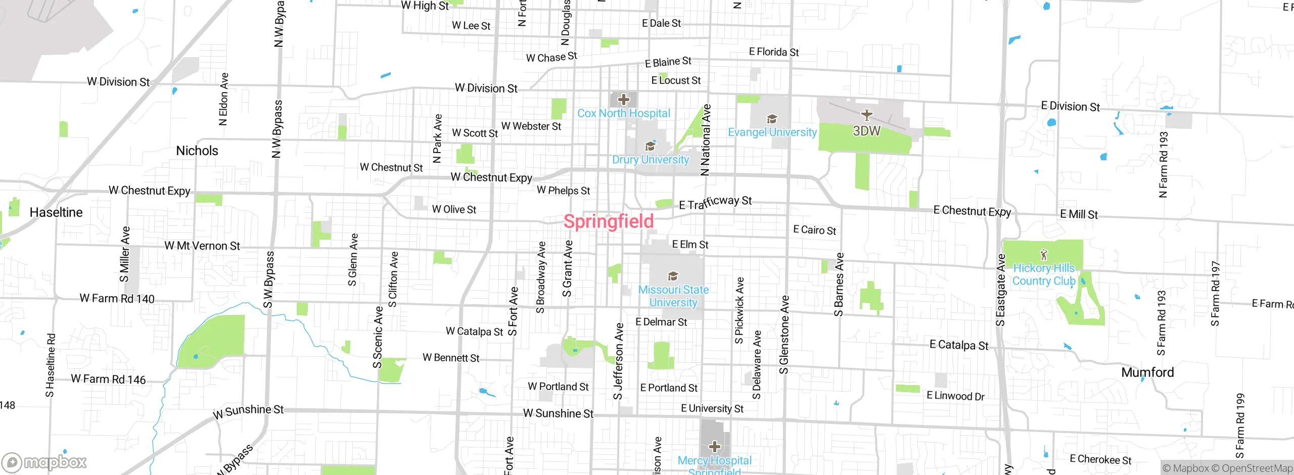 Map showing approximate location