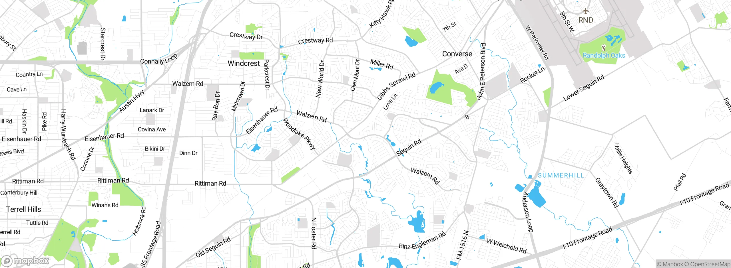 Map showing approximate location