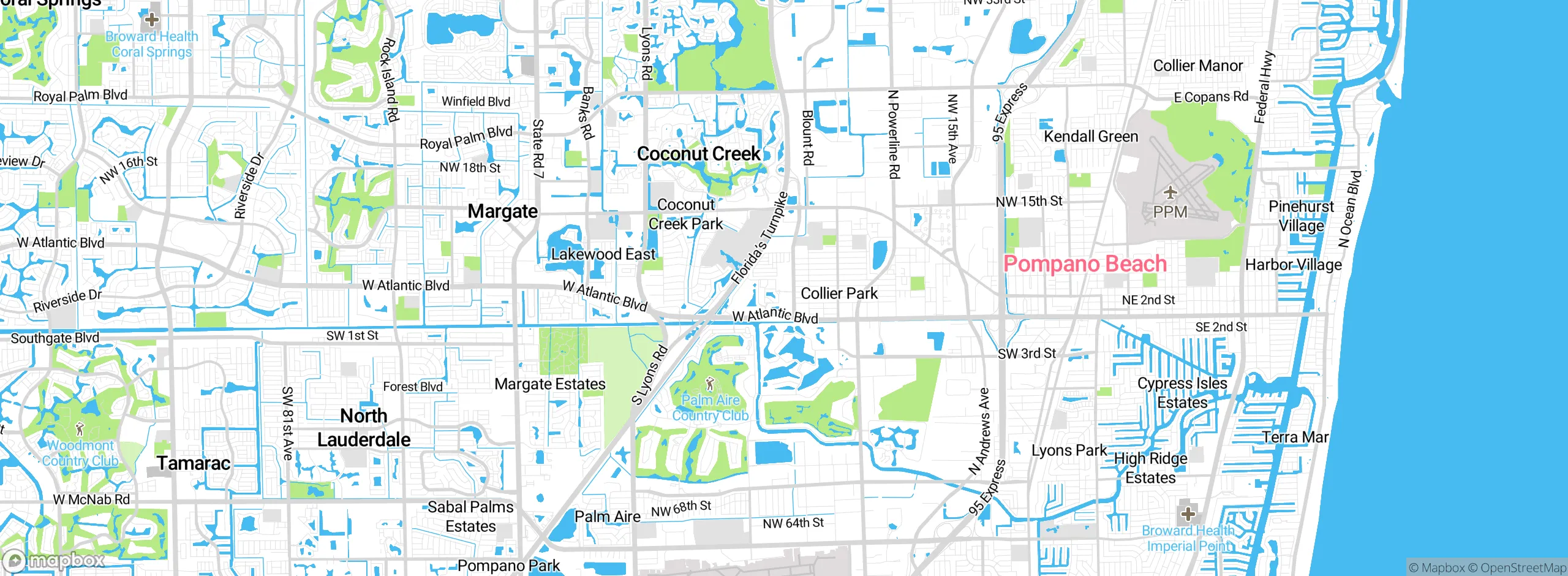 Map showing approximate location