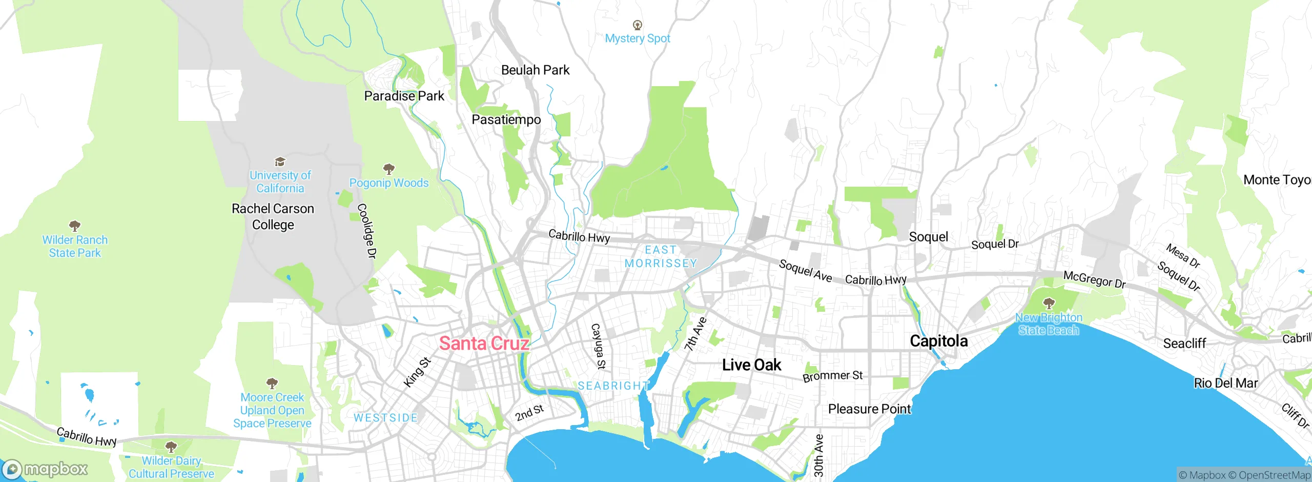 Map showing approximate location