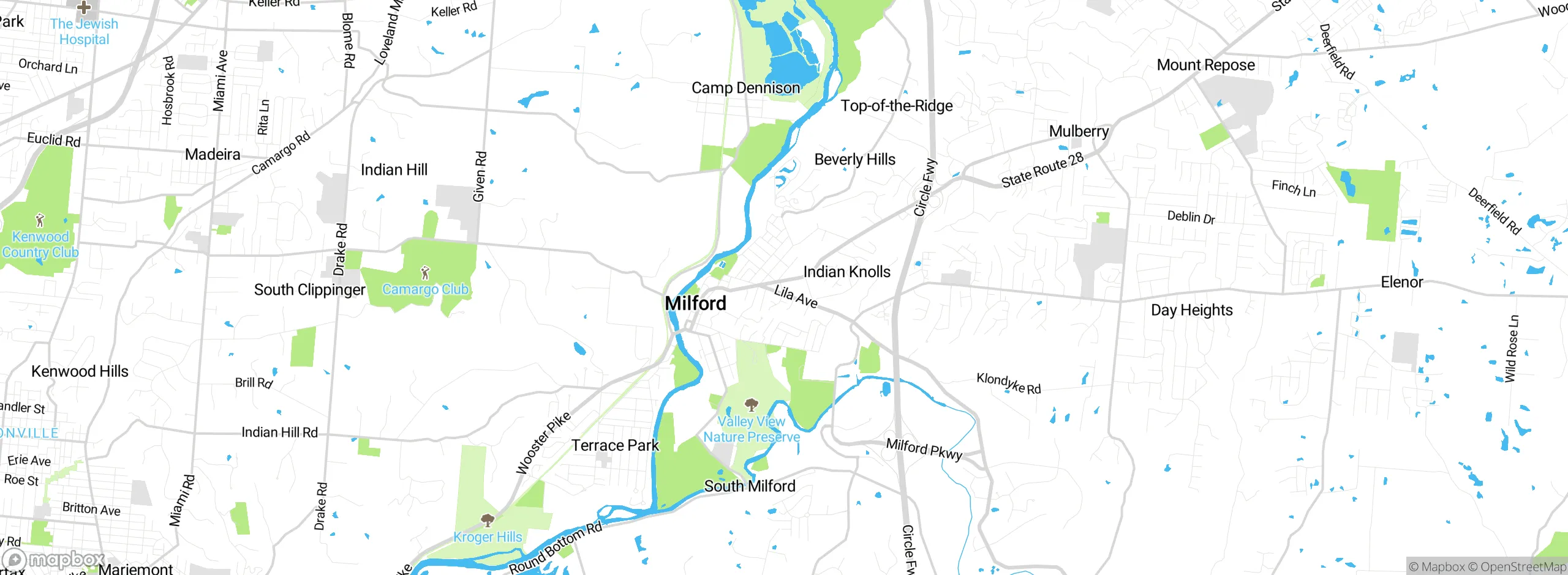 Map showing approximate location