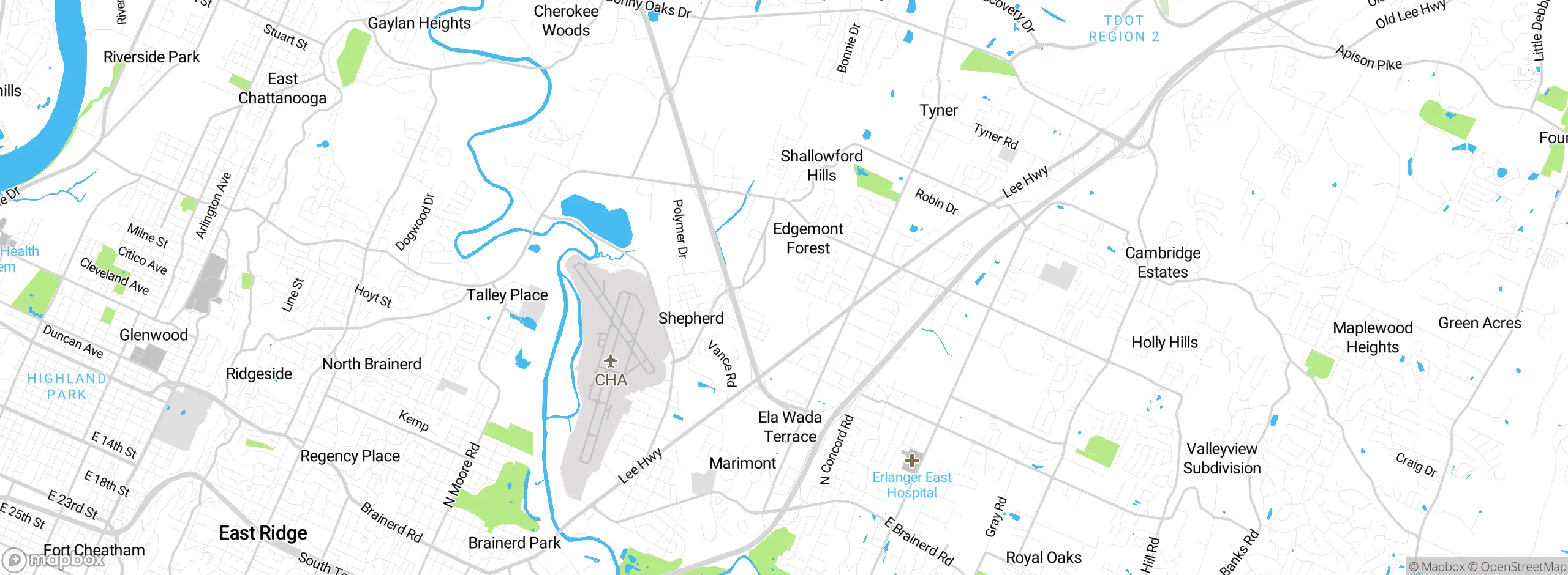 Map showing approximate location
