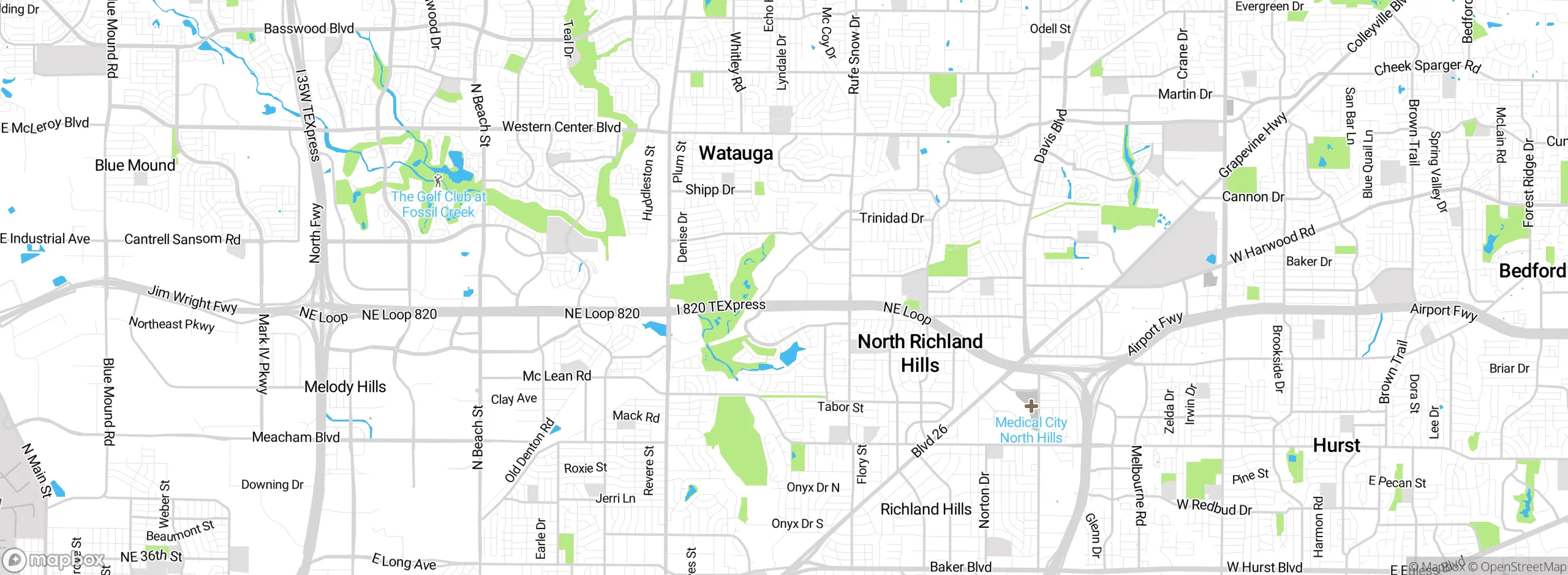 Map showing approximate location