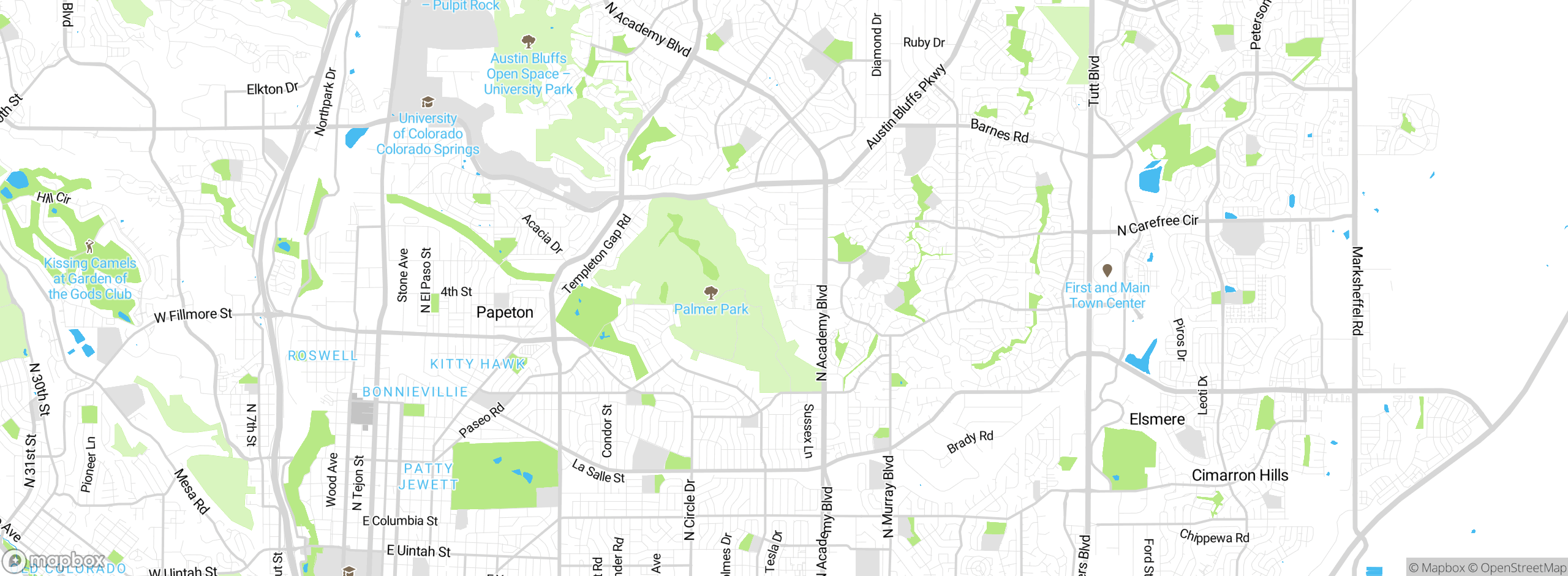 Map showing approximate location