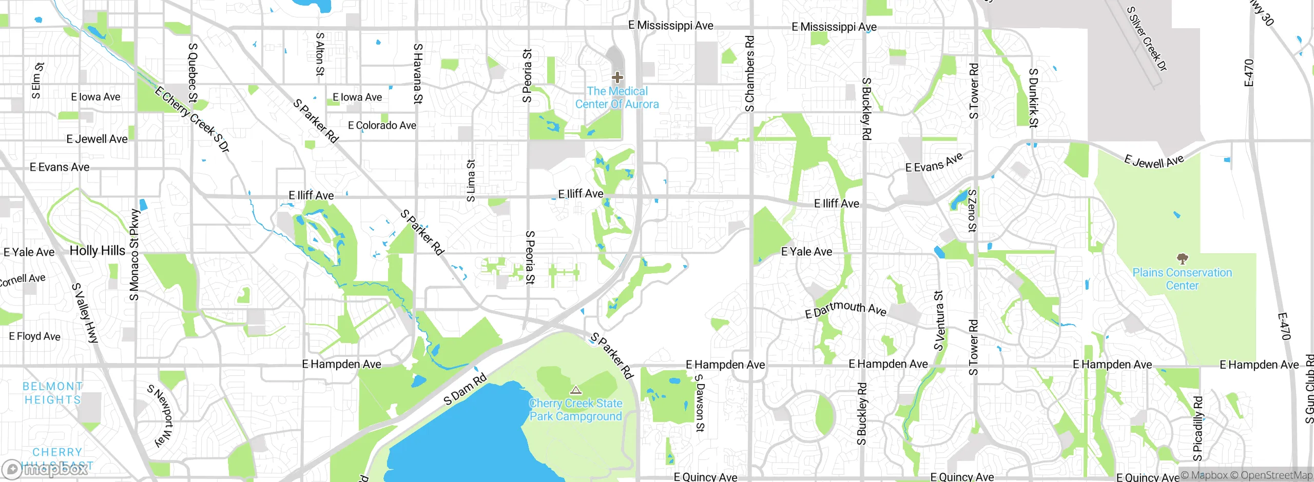 Map showing approximate location