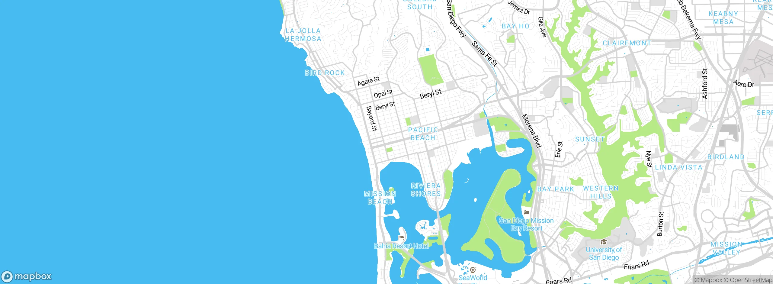 Map showing approximate location