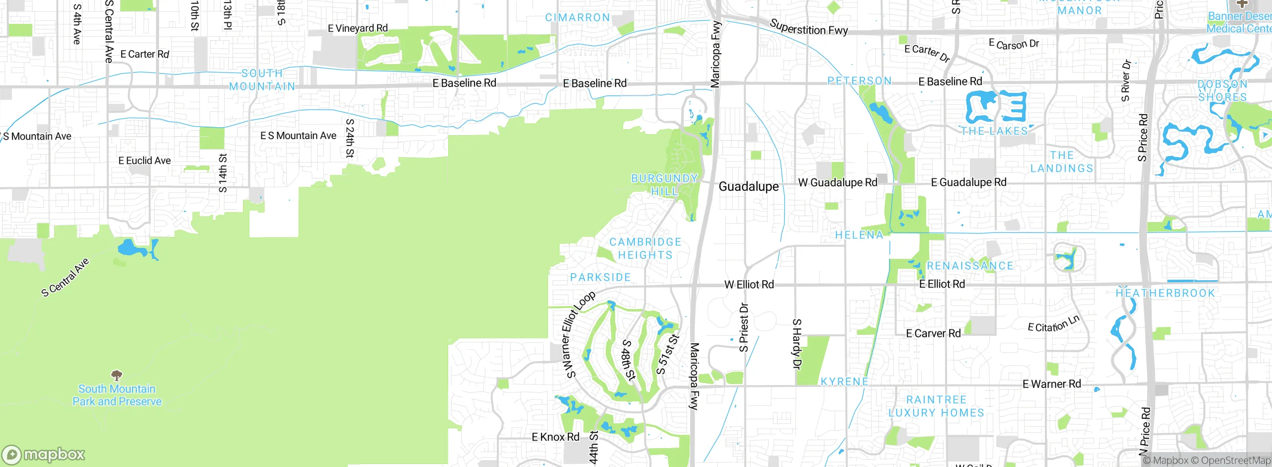 Map showing approximate location