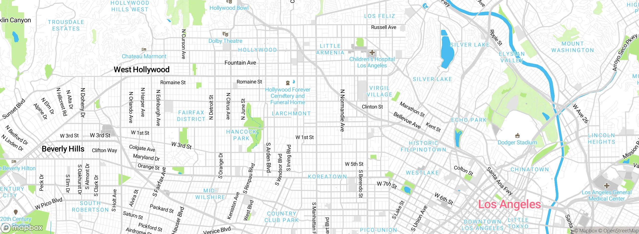 Map showing approximate location