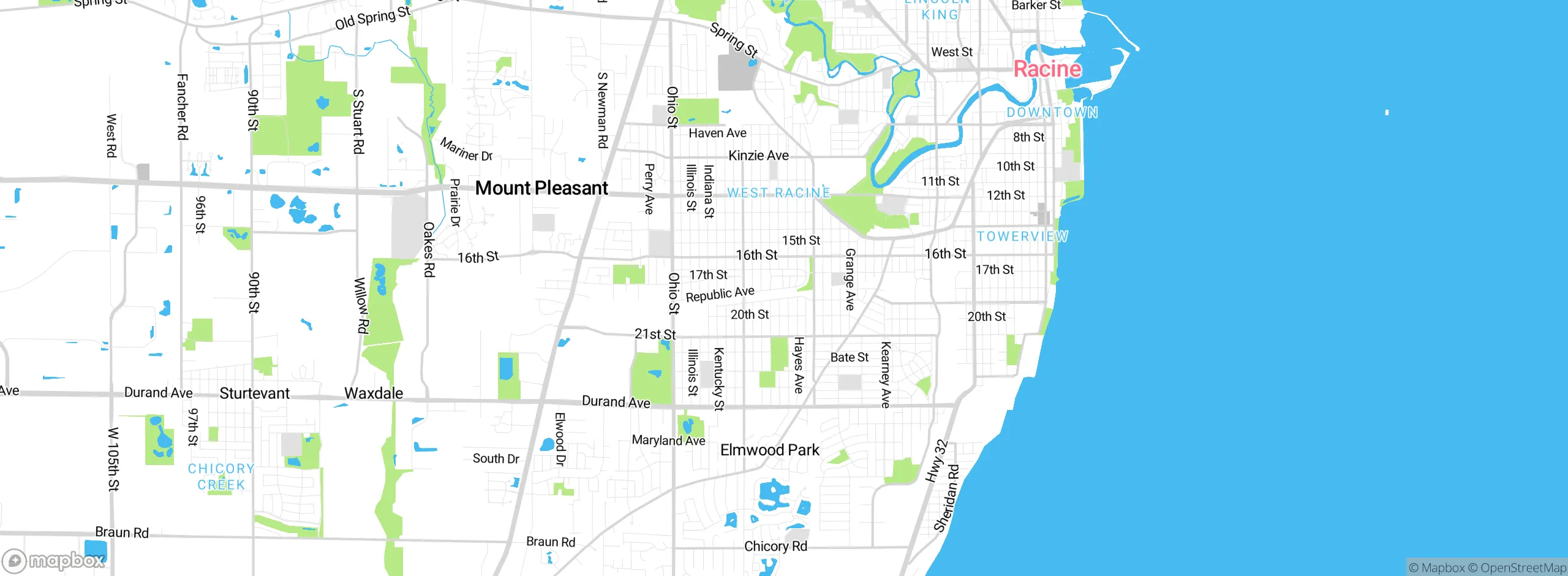 Map showing approximate location