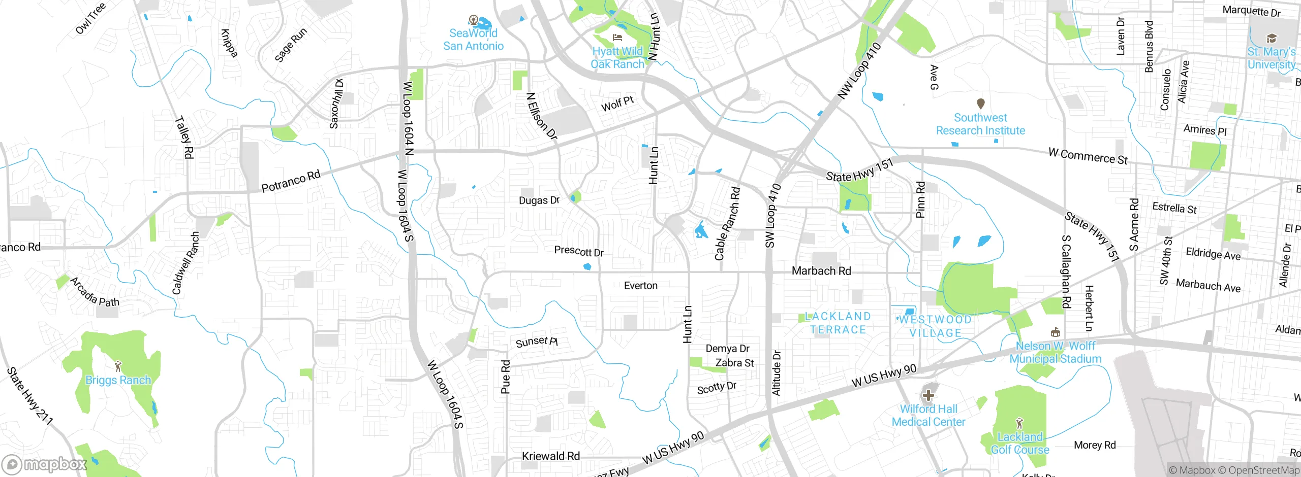 Map showing approximate location