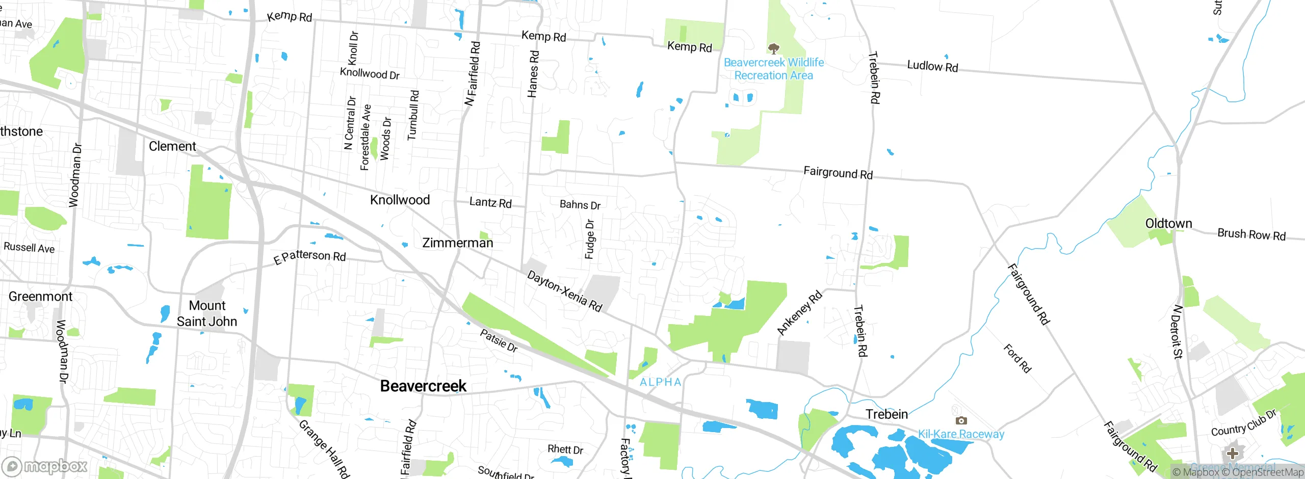 Map showing approximate location