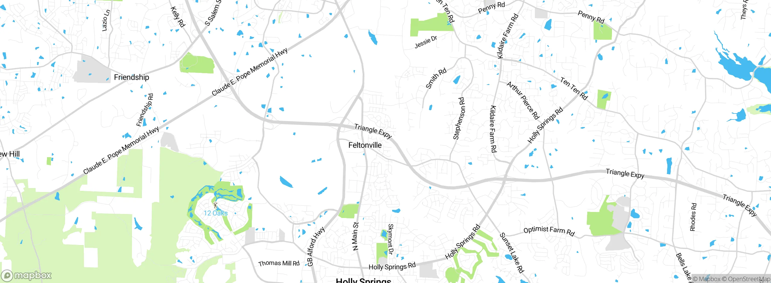 Map showing approximate location