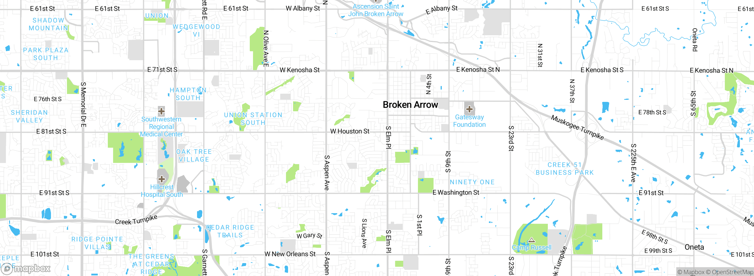 Map showing approximate location