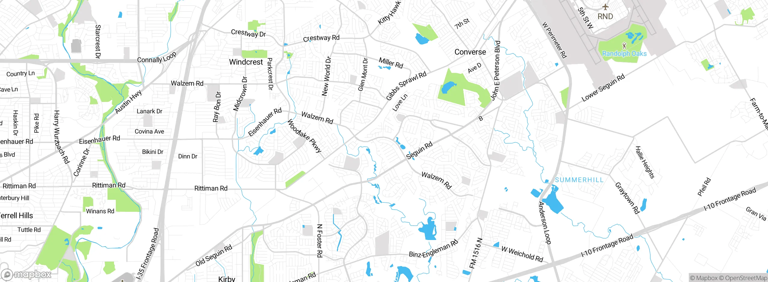 Map showing approximate location