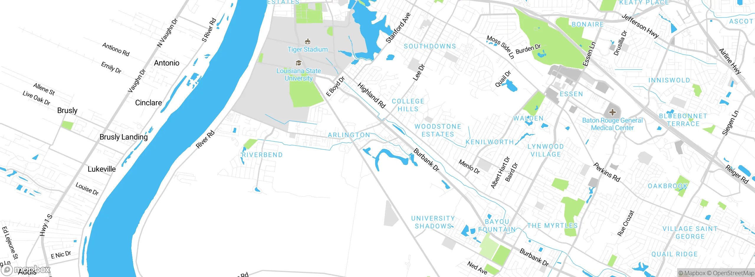 Map showing approximate location