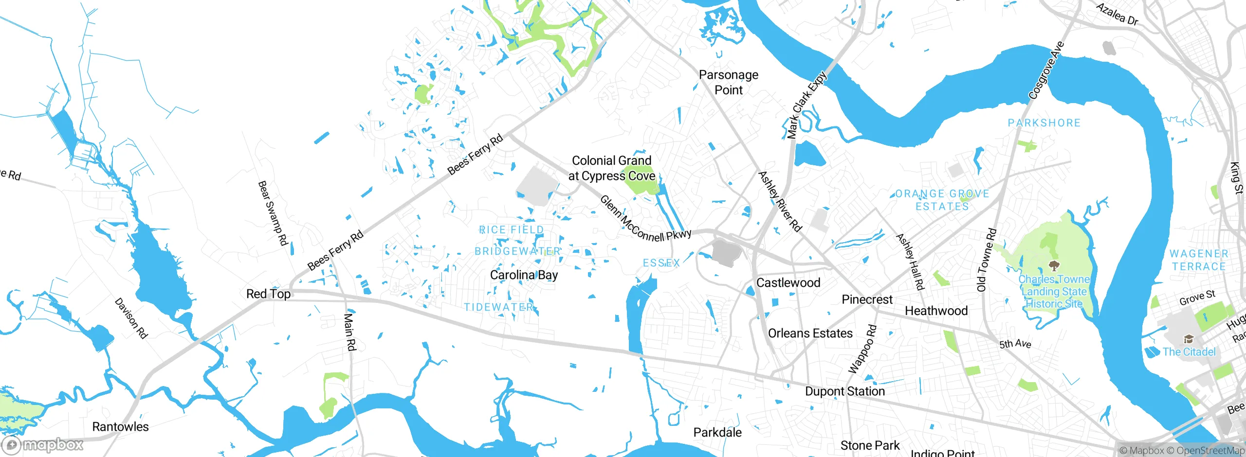 Map showing approximate location