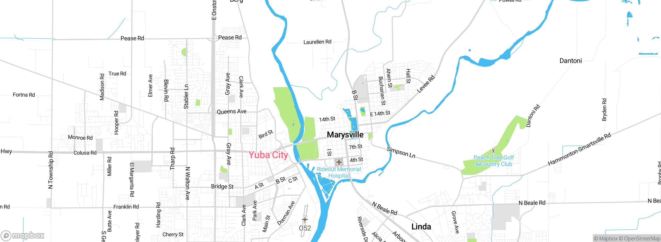 Map showing approximate location