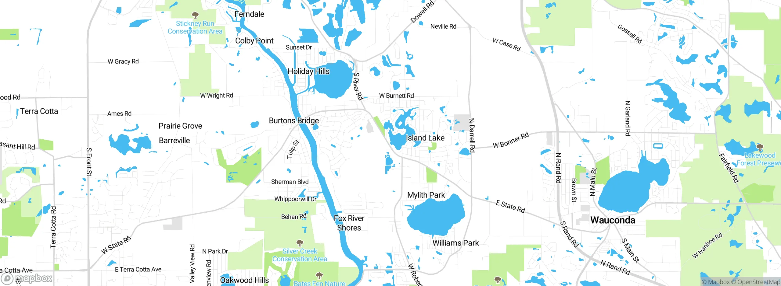 Map showing approximate location