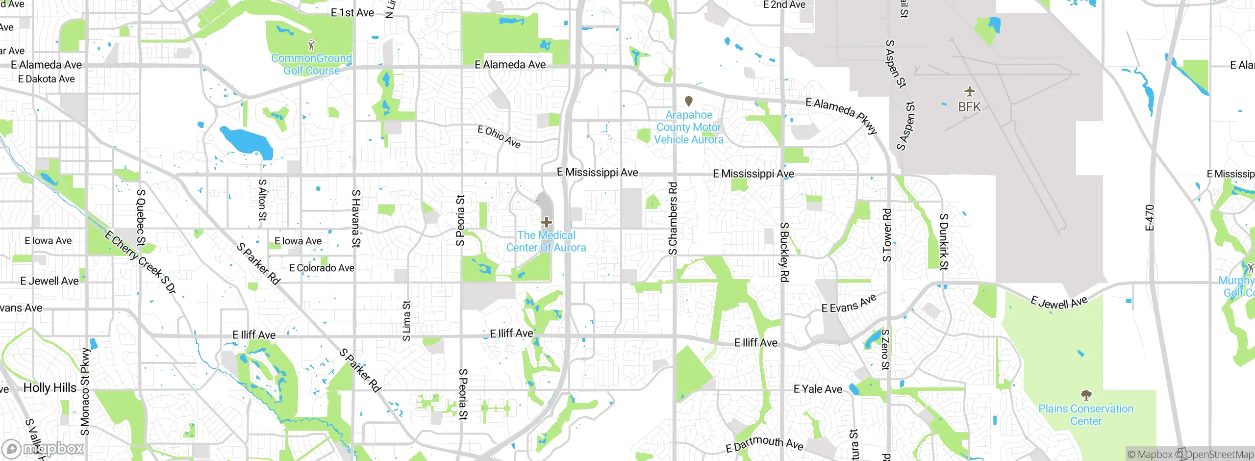 Map showing approximate location