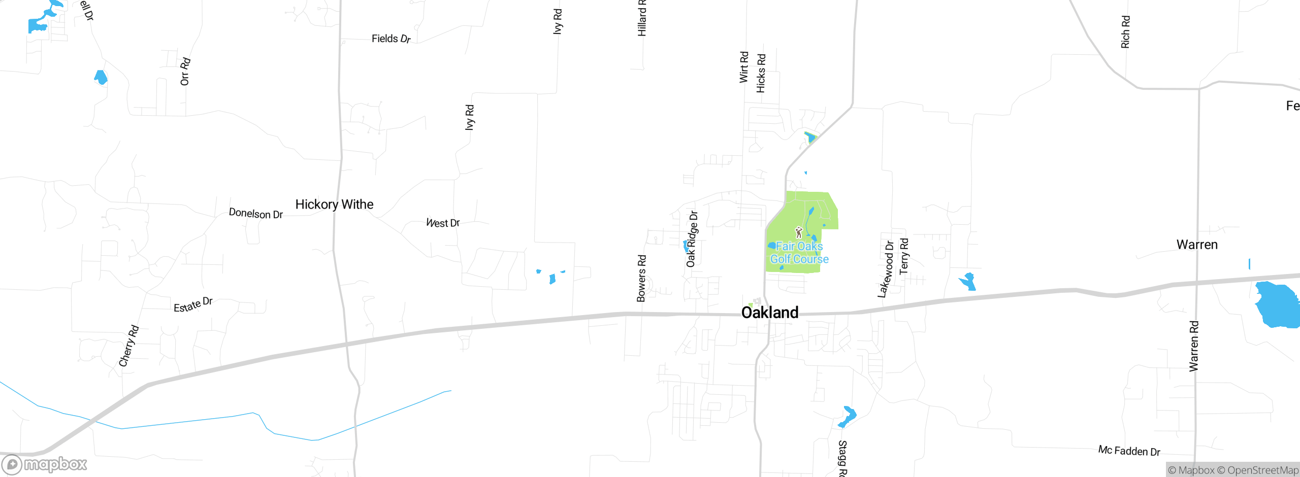 Map showing approximate location