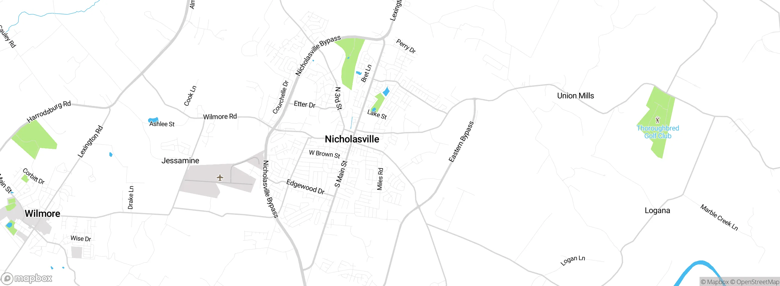 Map showing approximate location