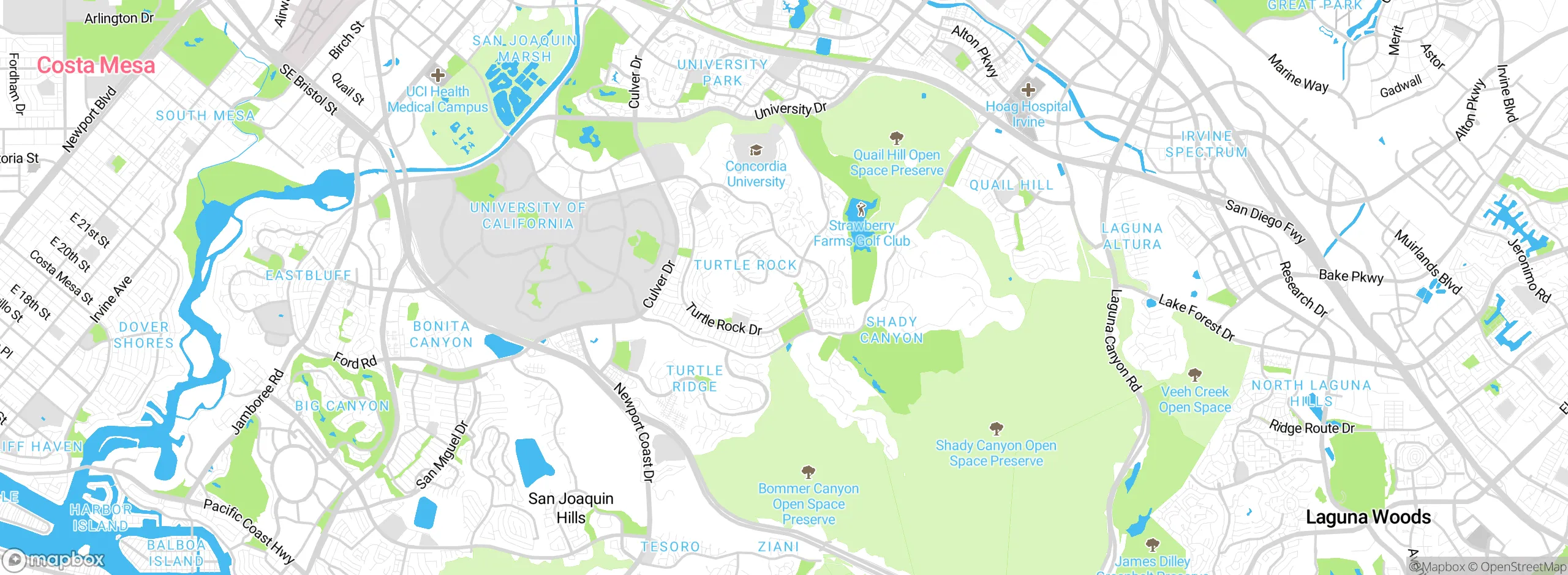 Map showing approximate location