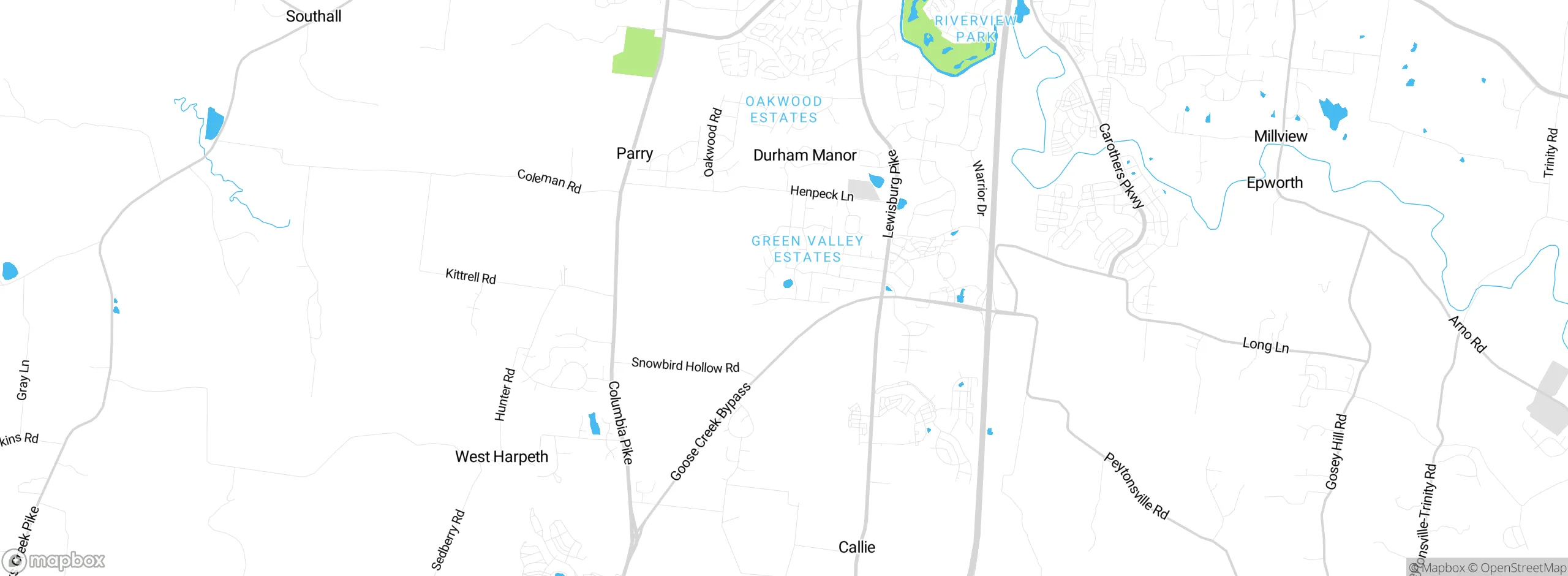 Map showing approximate location