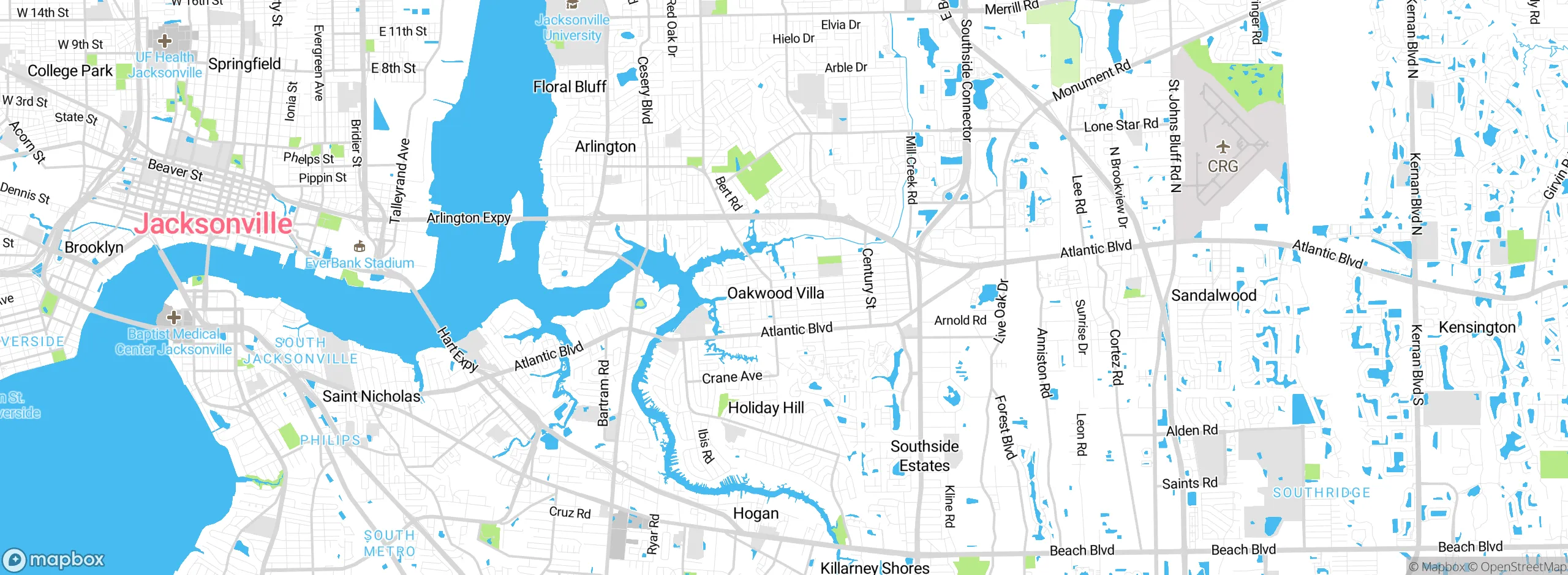 Map showing approximate location
