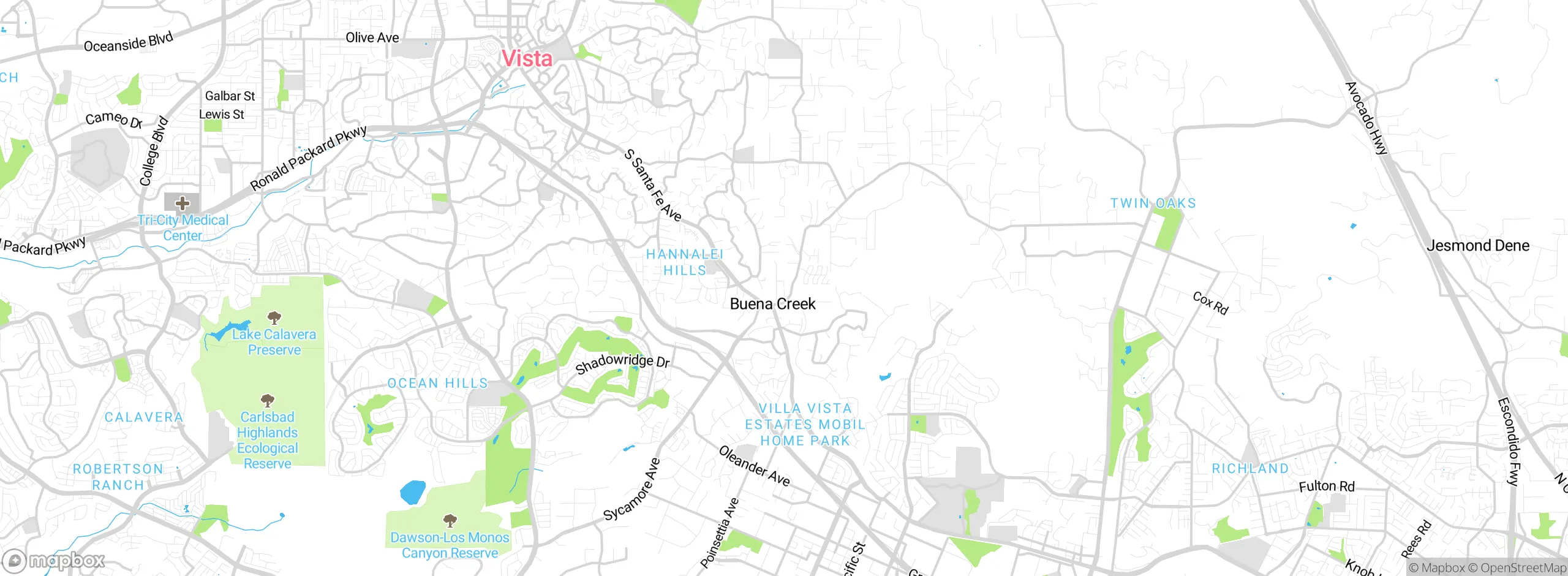 Map showing approximate location