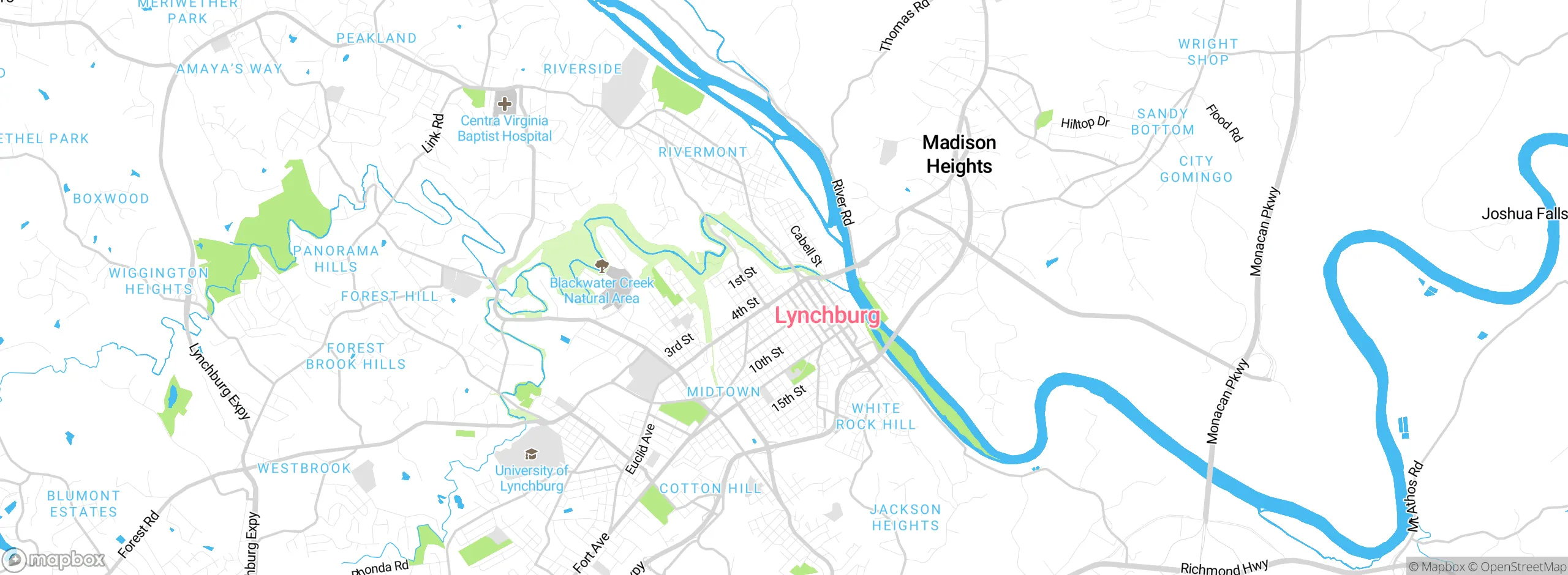 Map showing approximate location