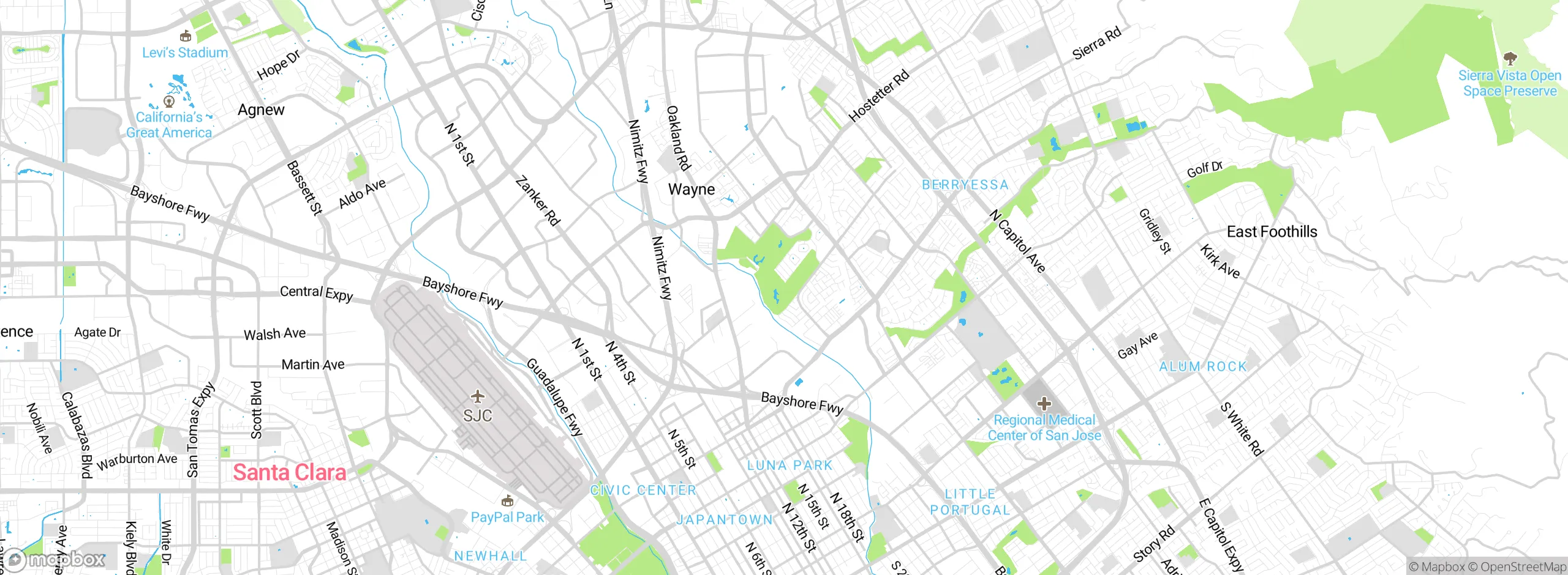 Map showing approximate location