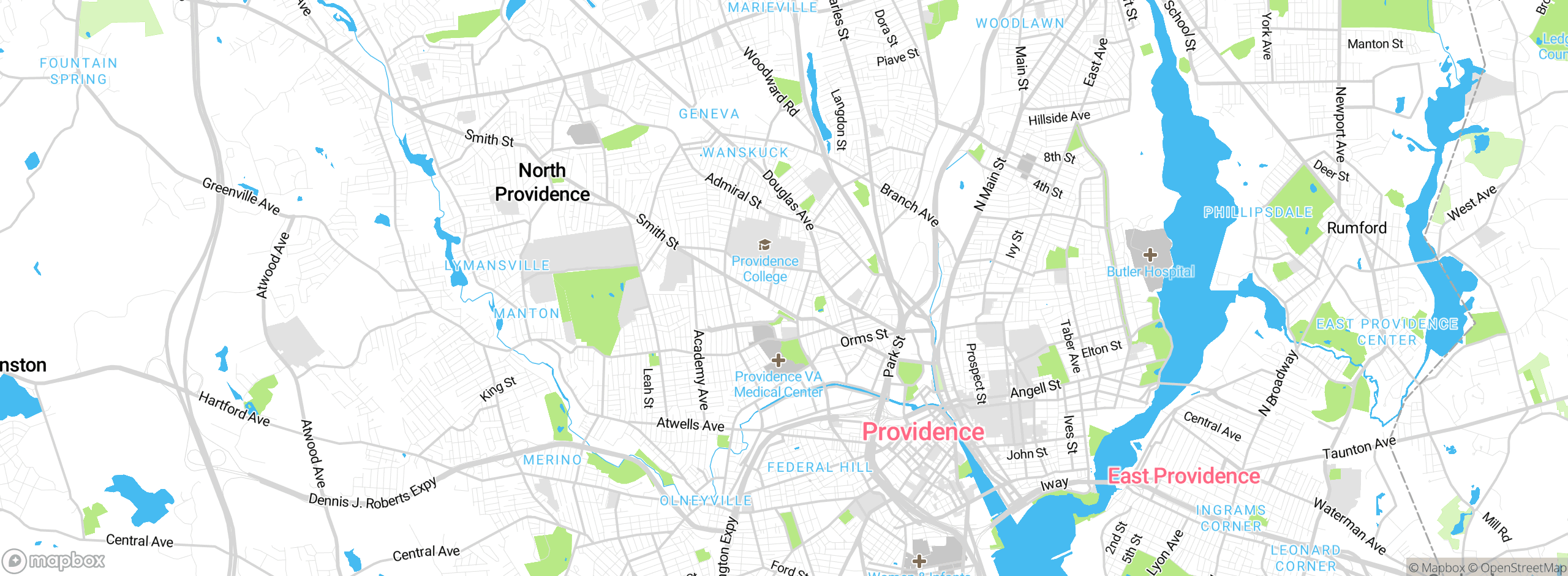 Map showing approximate location