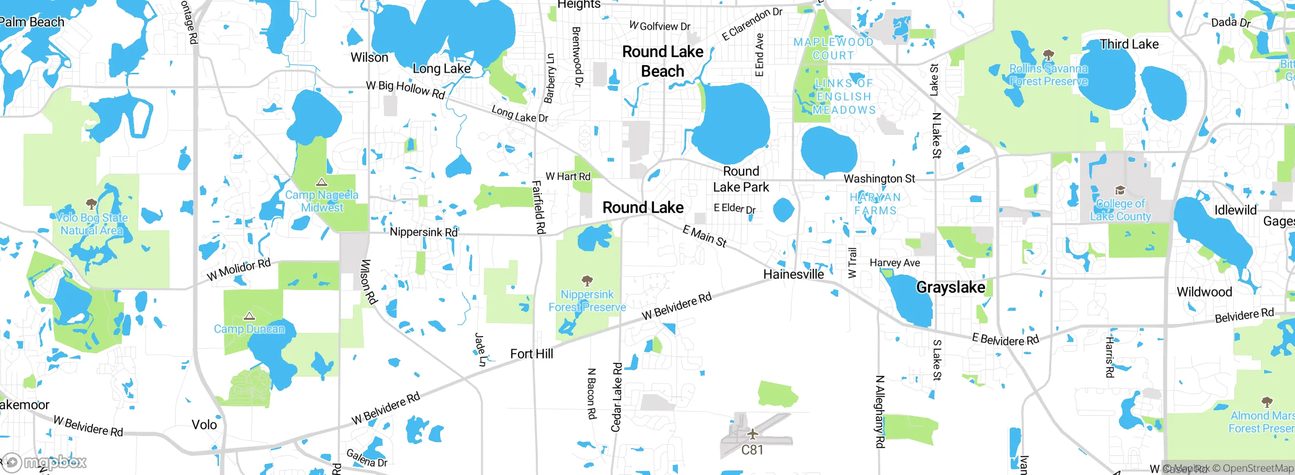Map showing approximate location